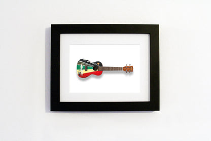 Jock McFadyen RA - A6 Art on a Ukulele Print