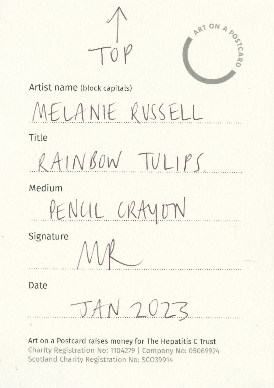 Lot 18 - Melanie Russell - Rainbow Tulips