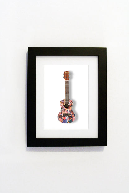 Michael Kirkbride - A6 Art on a Ukulele Print