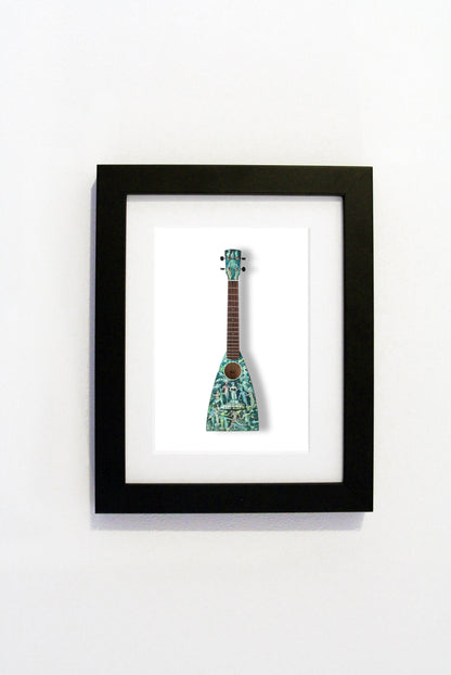 Mick Rooney RA - A6 Art on a Ukulele Print