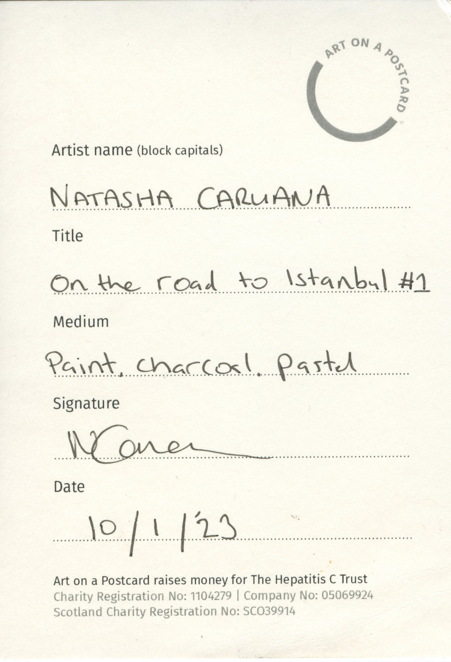 Lot 32 - Natasha Caruana - On The Road To Istanbul #1