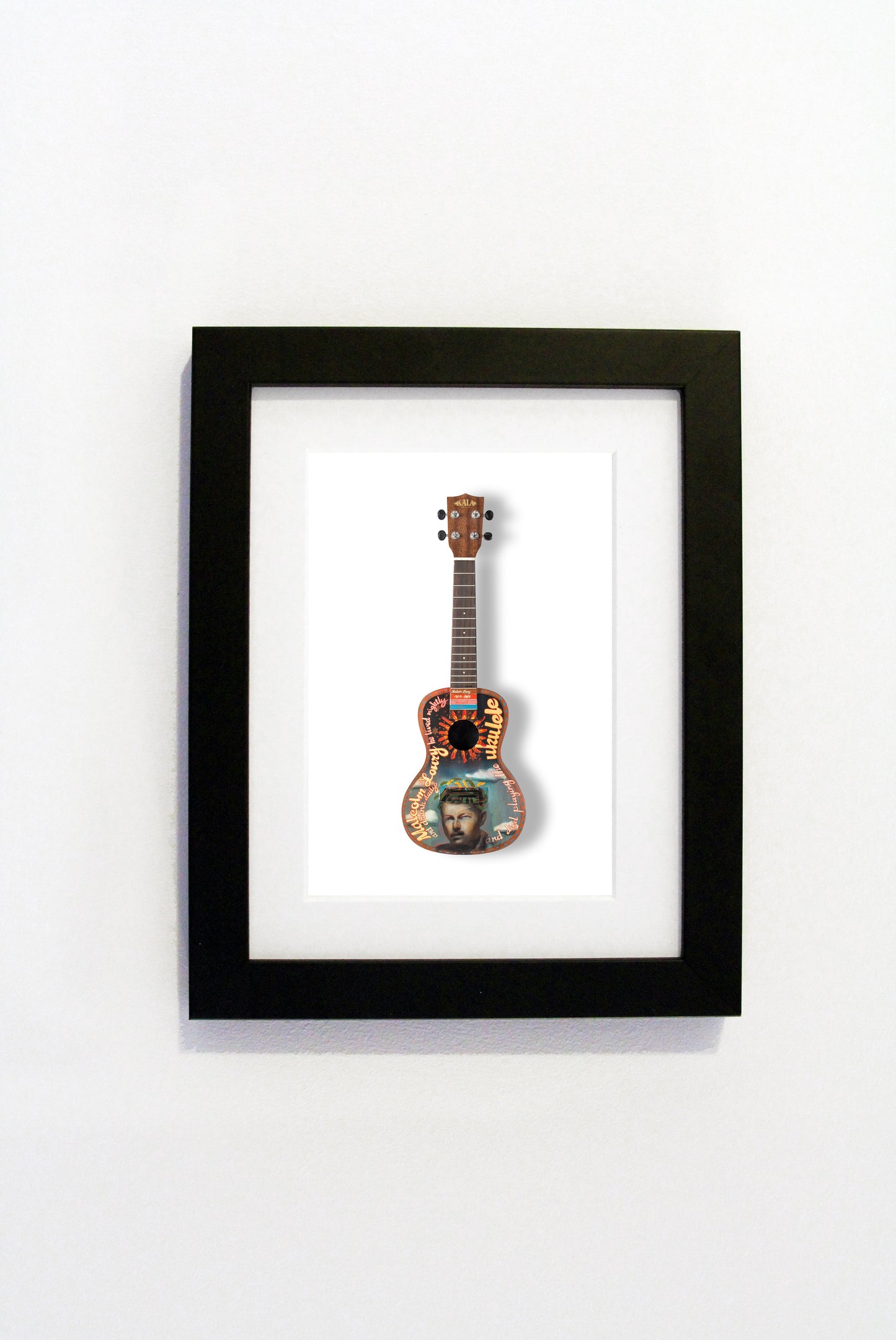 Peter Layzell - A6 Art on a Ukulele Print