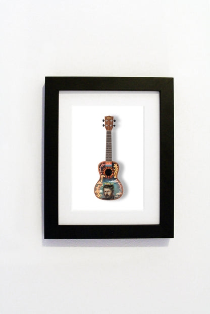 Peter Layzell - A6 Art on a Ukulele Print