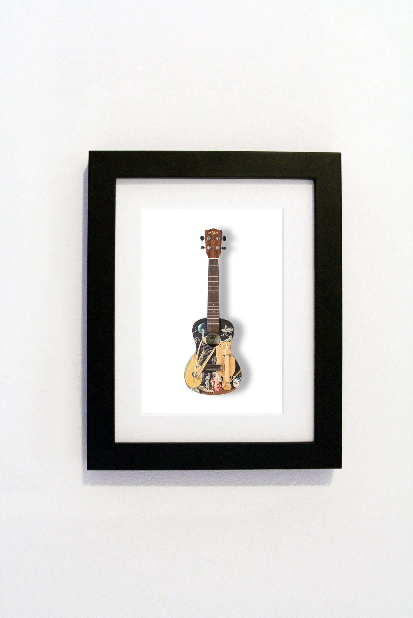 Peter Messer - A6 Art on a Ukulele Print