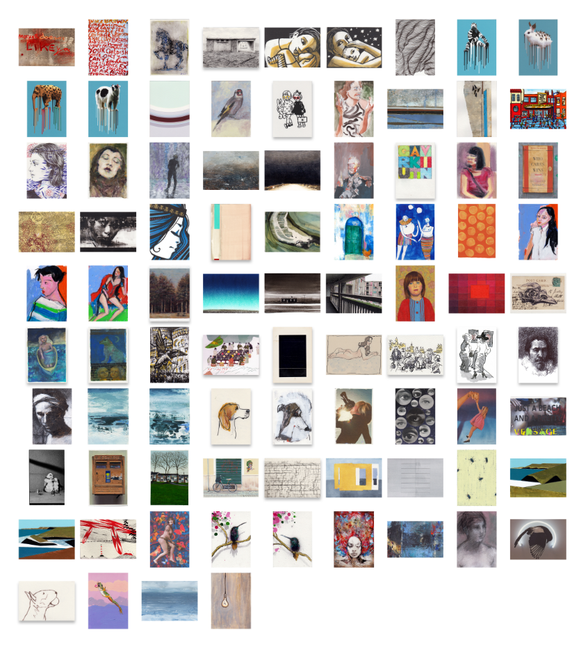 Art on a Postcard 2015 Boxset 85 Postcards